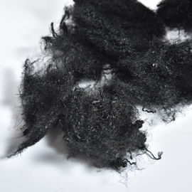 Black  White Color Non Siliconized Low Melt Fibre For Hard Cotton