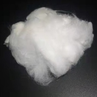 Non Siliconized Low Melt Fibre Raw White Black For Hard Cotton