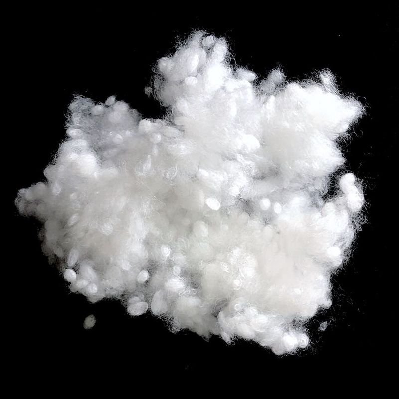 Pure White Hollow Conjugated Polyester Staple Fiber For Plush Toys